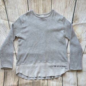 Zara Boys Gray Long Sleeve Thermal